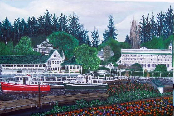 Boats and maybe a nice place to stay for the week