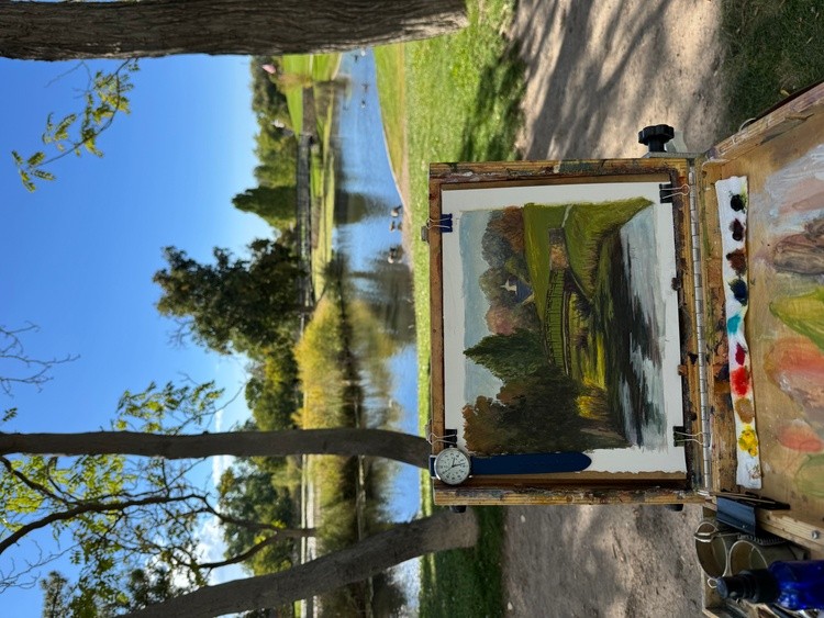 Painting at Liberty Park 