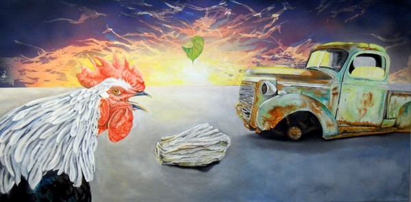 A ROOSTER ANNOUNCING THE LAST DAWN