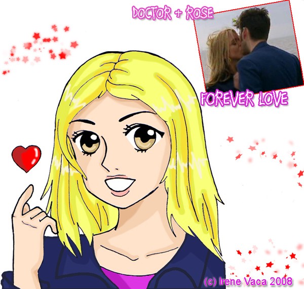 Doctor Who, Rose manga fan art