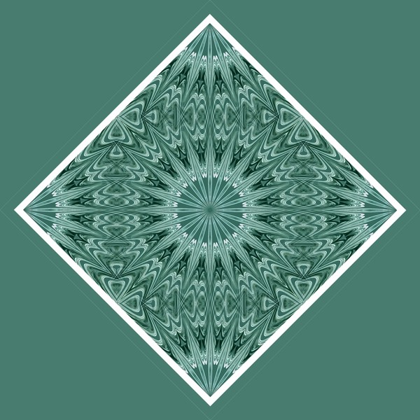 Fancy Blue Kaleidoscope (One)