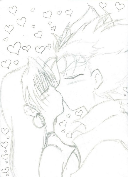 miguel and me kissing