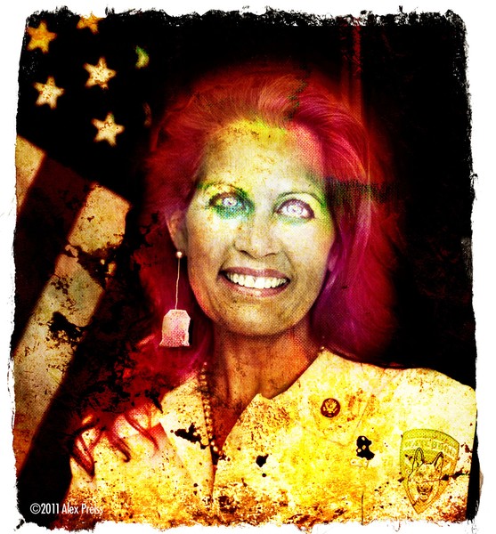 Rep. Michele Marie Bachmann MN 6 by Alex Preiss ArtWanted