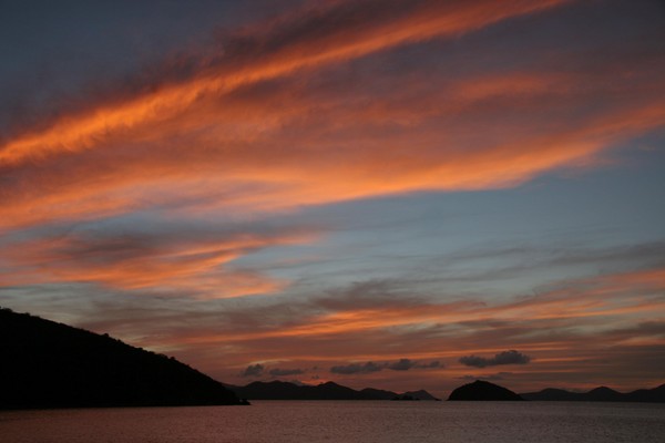 British Virgin Island Sunset