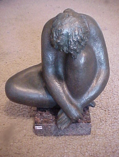 Deep in Thought, Bronze Copyright Nini 5,000