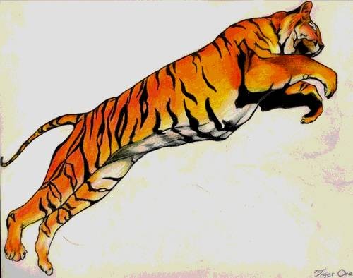 Leaping Tiger