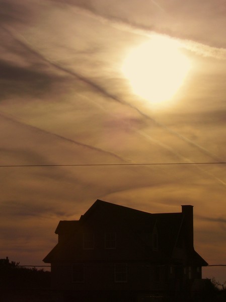 chemtrails over Provincetown 