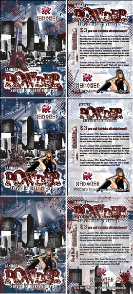Jan 09 POWDER Service Industry Nights