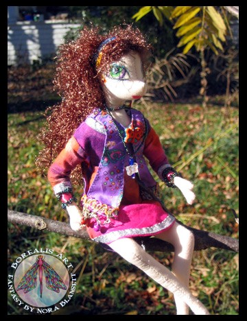 The Happy Hippie OOAK Doll