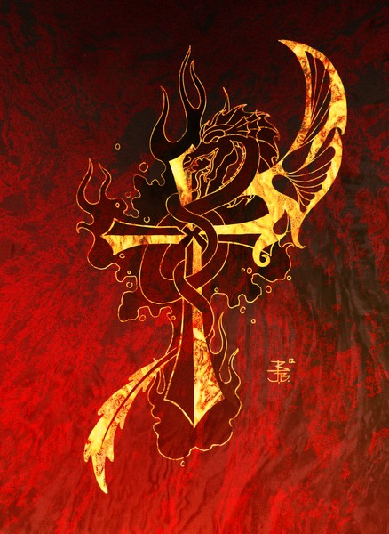 Red Dragon Cross