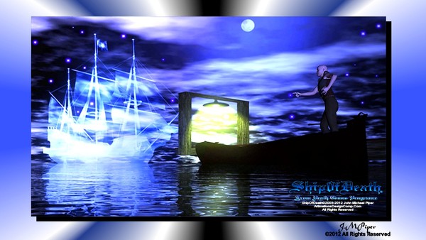 Ship Of Death - A Fisherman Points At The Ship