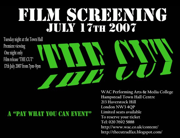 The Cut Poster A1