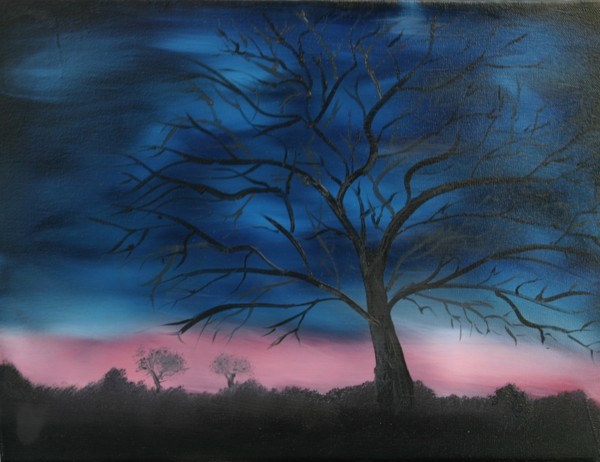 Blue sunset