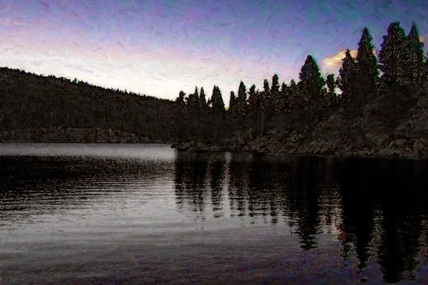 Rock Creek Lake at Dusk
