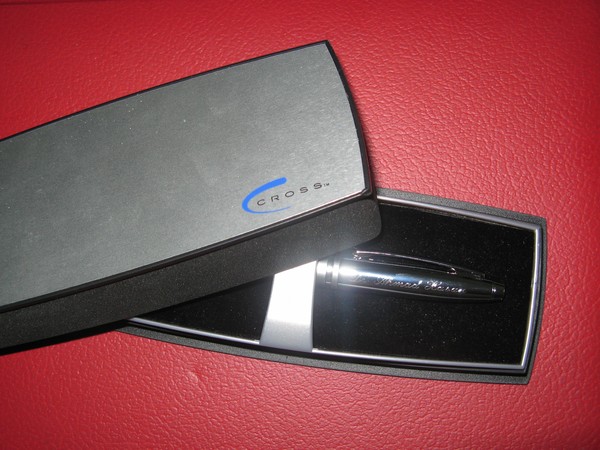 The lovely CROSS pen