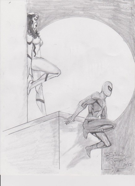 Spider man and woman