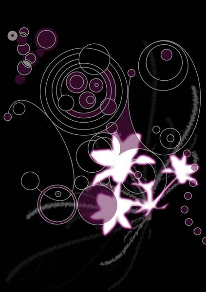 Flowers and circles