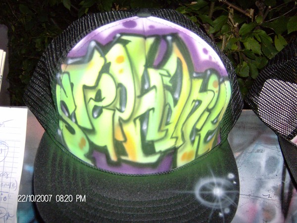 graffiti hat