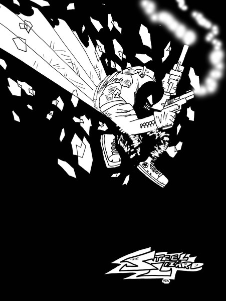 STEEL LIZARD (sin city style) 
