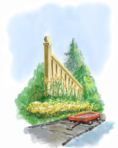 Spring rain