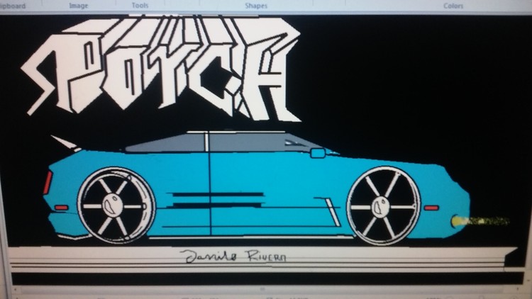 Custom car 2 porch