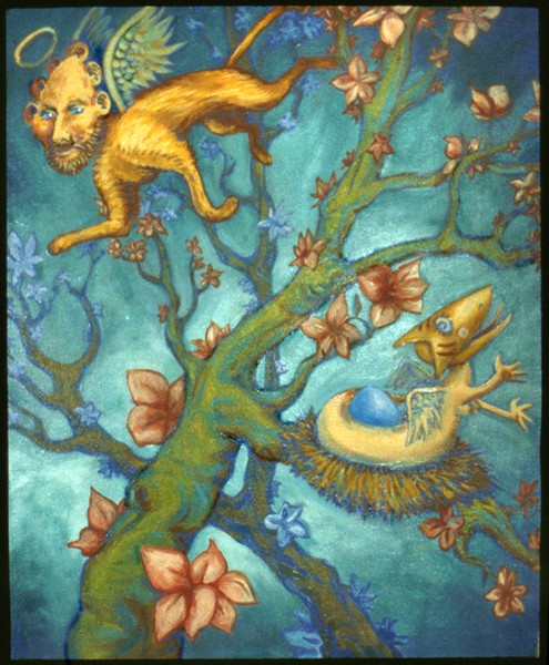 Van Gogh in Heaven with Many Ears