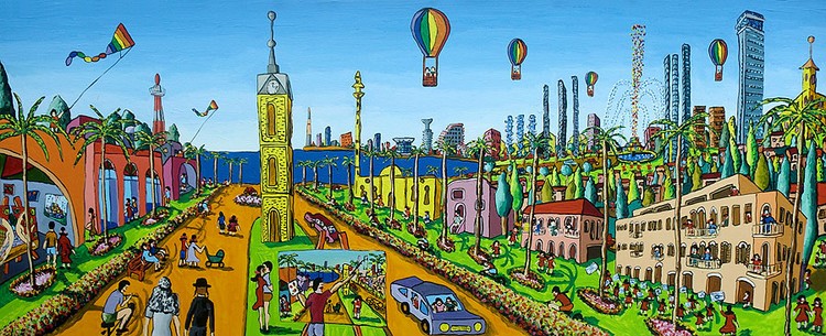 raphael perez naive art painter artist statement biography resume about his naif artworks 