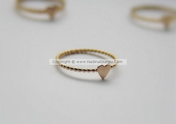 Tiny Heart Ring - Love Symbol Ring