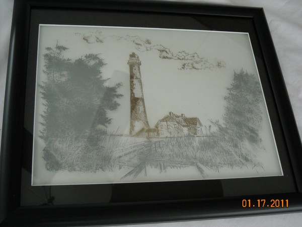 Fire Island Glass Etching