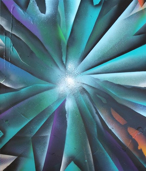 abstract sprayart