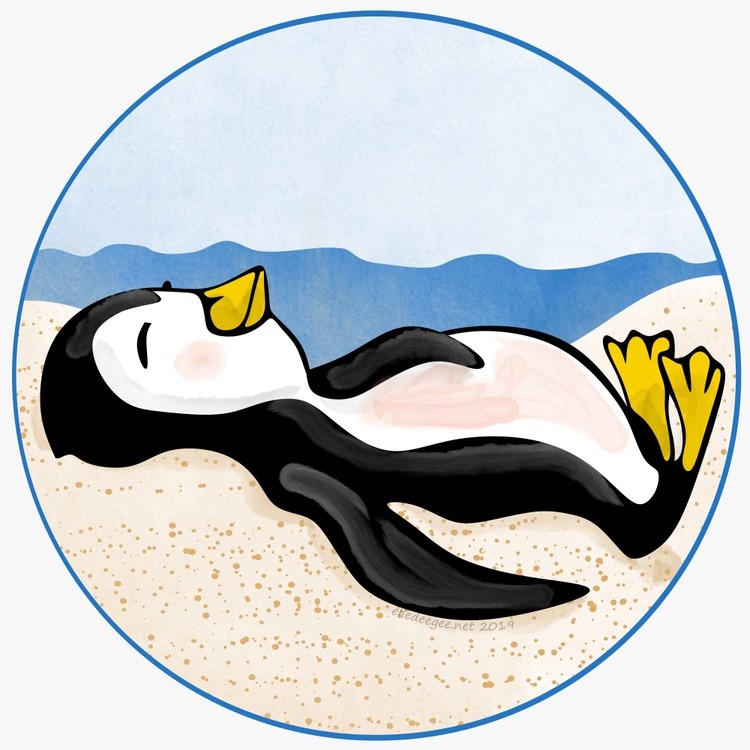 Sunning Penguin