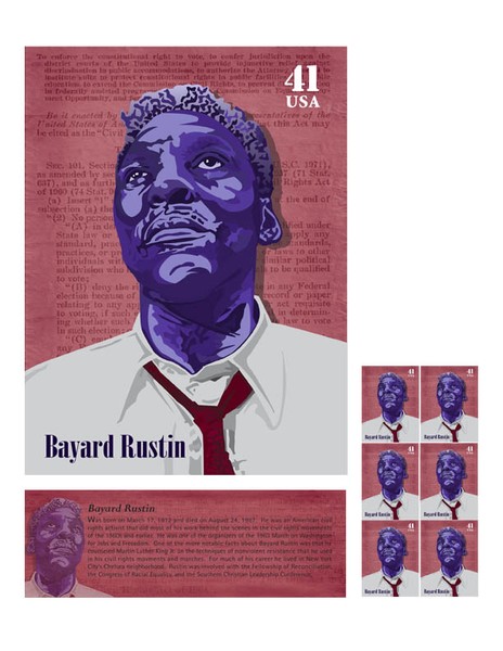 Bayard Rustin Commemorative Stamp