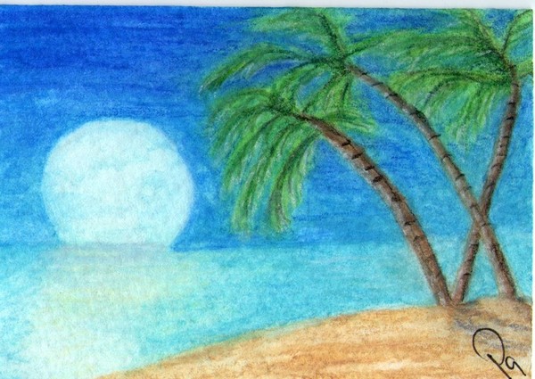 Moonlit Beach