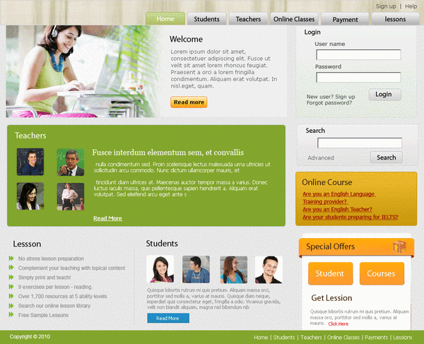 Education Template