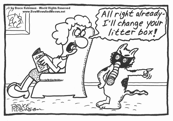 BOW WOWS & MEOWS® CAT Cartoon - 
