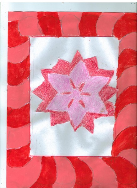 Pink and red heart