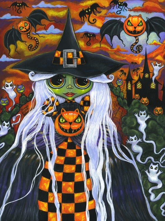 Checkerboard Witch