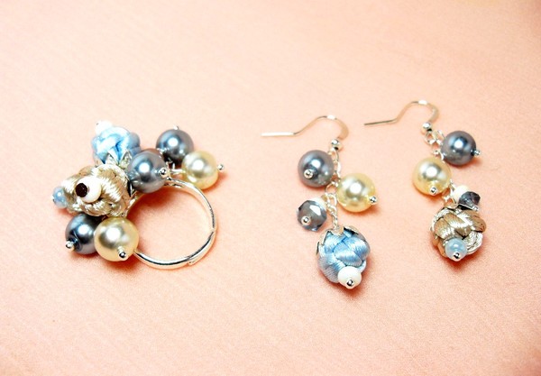 Earrings and ring