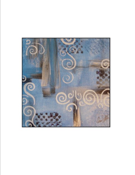 Swirly Blue