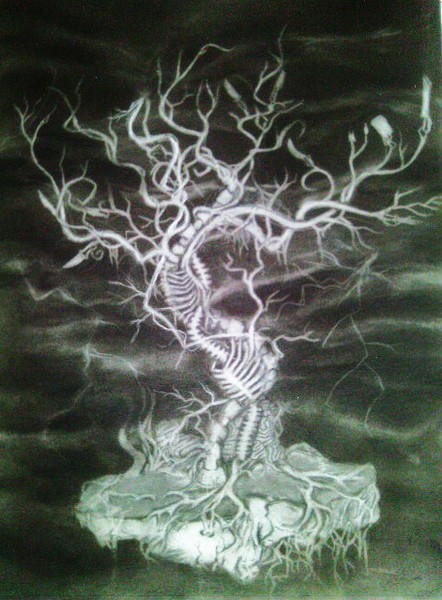 The wonderous electric corpse tree (unfinished)