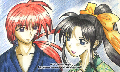 Kenshin and Kaoru