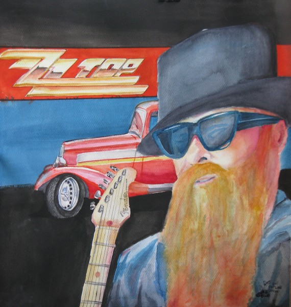 Billy Gibbons ZZ Top Portrait