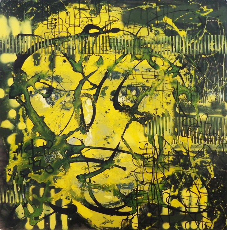 (sans titre) 2015 (#805) 100 x 100 cm