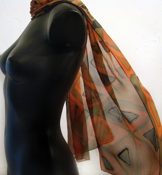 silk chiffon scarf