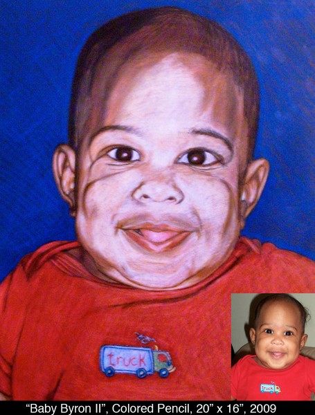 Baby Byron Colored Pencil