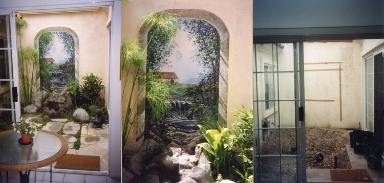 Open Patio to Sea Mural