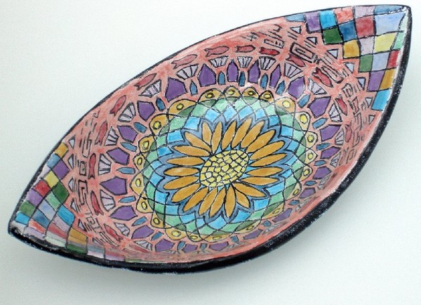  hand painted majolica pottery