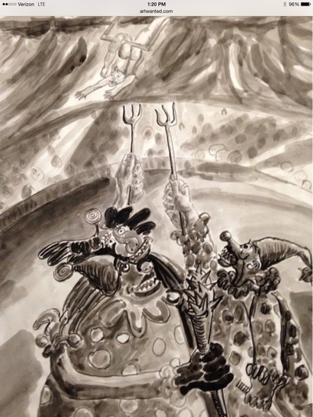 Sinister Circus Clowns