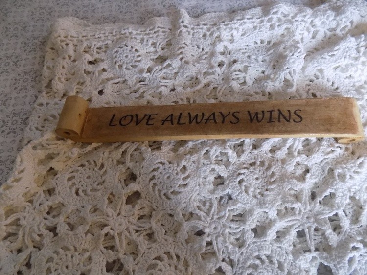 Love Always Win Upcycled Incense holder