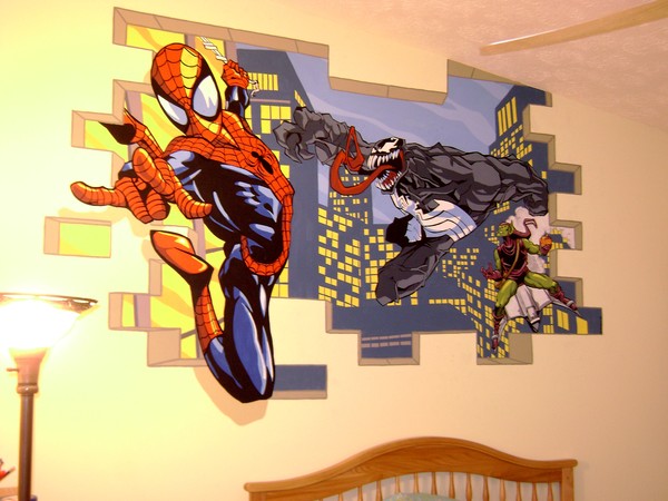 Spidy mural